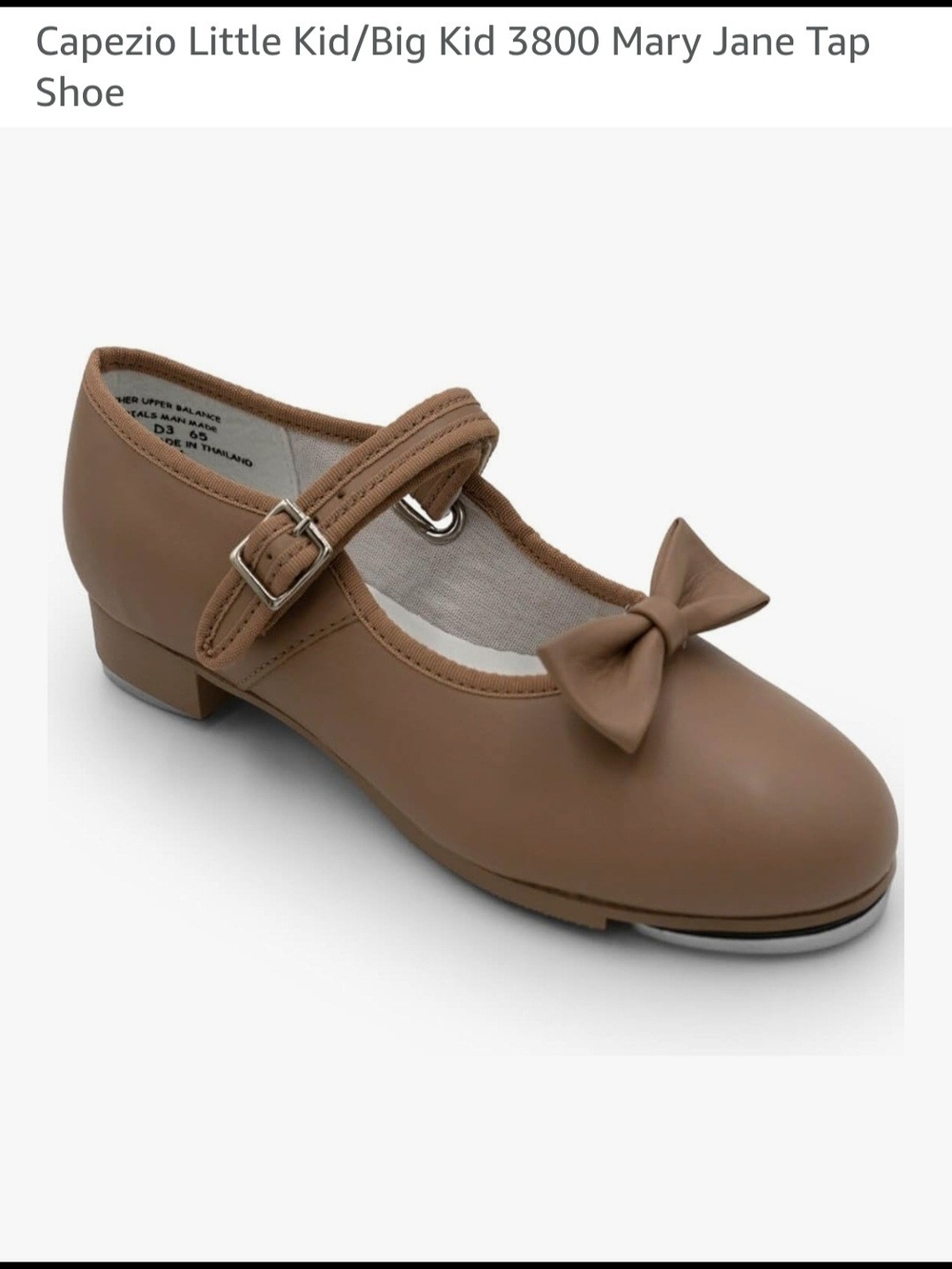 Girls Leather Tap Shoes - Picture 2 of 5